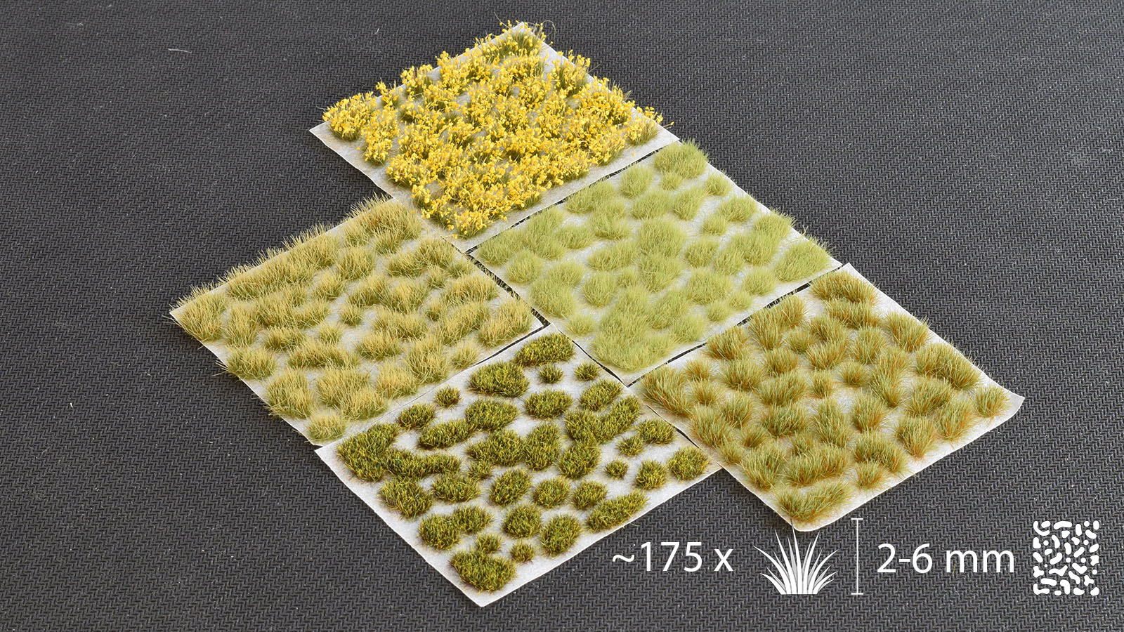 Gamers Grass Highland Tuft Set - Wild